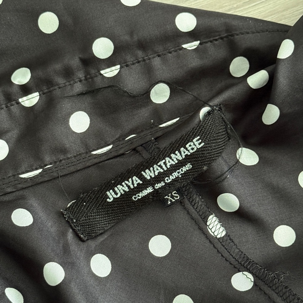 Junya Watanabe Black Shirt with White Dots - Picture 3 of 6